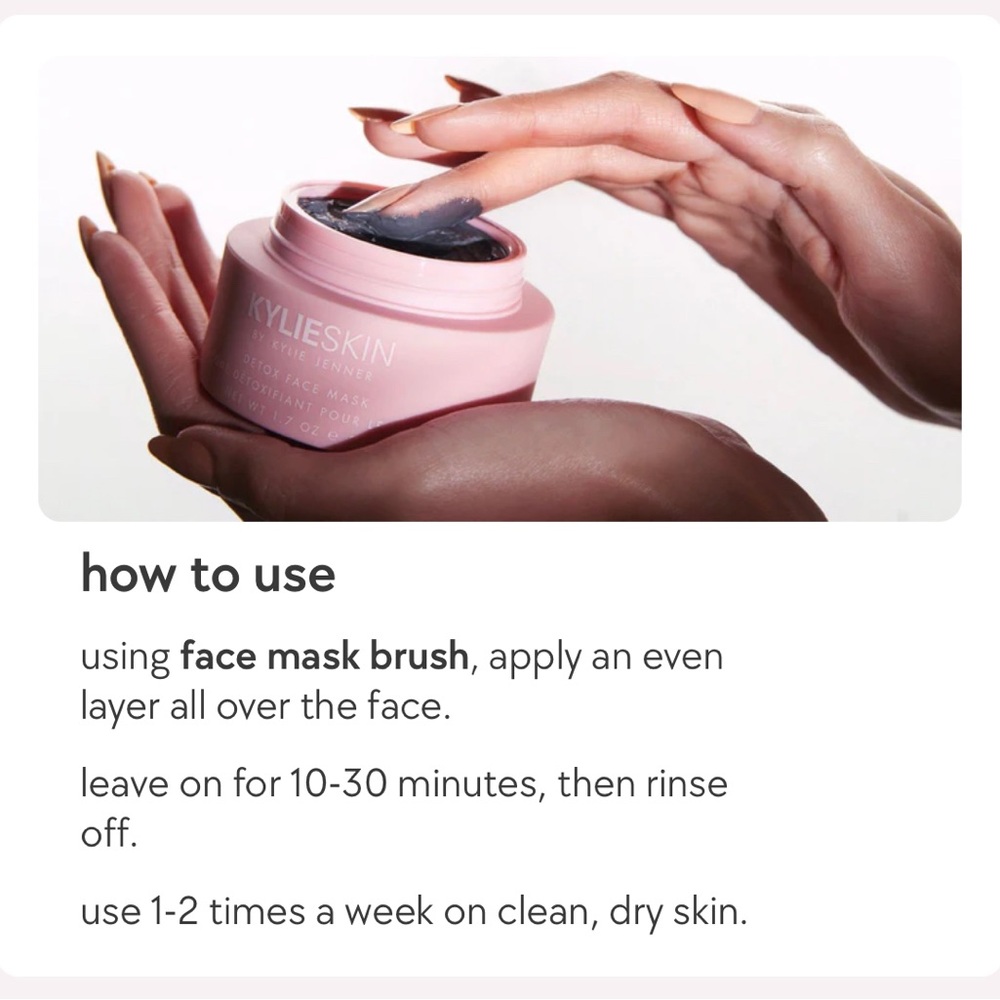 KylieSkin by Kylie Jenner Detox Face Mask 1.7 OZ - Picture 5 of 11